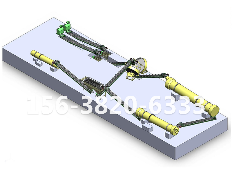 雙圓盤造粒機制作有機肥工藝